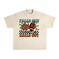 Sandshell falls out balls out Urban Heavy Tee - BarkalooDesign
