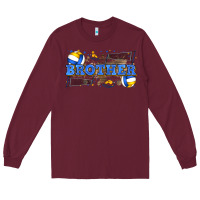 Burgundy brother volleyball Long Sleeve Tee - Zillion Design Studio