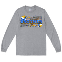 Heather Grey brother volleyball Long Sleeve Tee - Zillion Design Studio