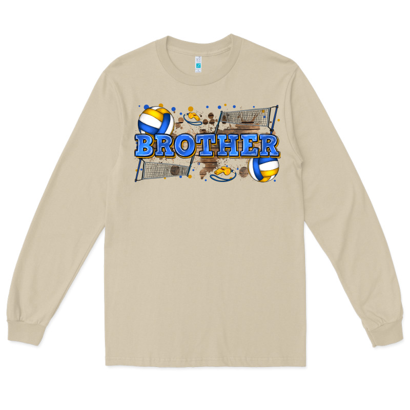 Brother Volleyball Long Sleeve Tee by Zillion Design Studio | Teevron