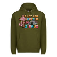 A Lot Can Happen In 3 Days Premium Hoodie | Teevron
