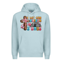 Blue Mist a lot can happen in 3 days Premium Hoodie - MaliasSmallBusiness