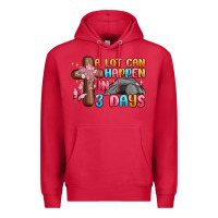 Cardinal a lot can happen in 3 days Premium Hoodie - MaliasSmallBusiness
