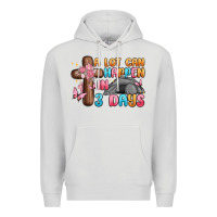 Dove Grey a lot can happen in 3 days Premium Hoodie - MaliasSmallBusiness