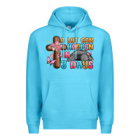 Ocean Blue a lot can happen in 3 days Premium Hoodie - MaliasSmallBusiness