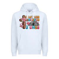 White a lot can happen in 3 days Premium Hoodie - MaliasSmallBusiness