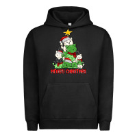 Pigment Black meowy christmas cat tree Urban Hoodie - MaliasSmallBusiness