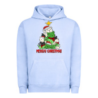 Pigment Grape Ice meowy christmas cat tree Urban Hoodie - MaliasSmallBusiness