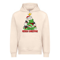 Sandshell meowy christmas cat tree Urban Hoodie - MaliasSmallBusiness