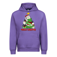Tulip meowy christmas cat tree Urban Hoodie - MaliasSmallBusiness