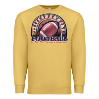 Antique Gold football rainbow Premium Sweatshirt - JahusDesignShop