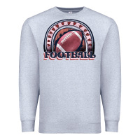 Heather Grey football rainbow Premium Sweatshirt - JahusDesignShop