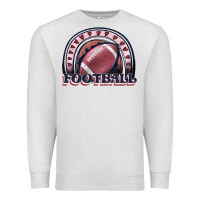 Oatmeal Heather football rainbow Premium Sweatshirt - JahusDesignShop