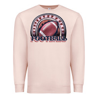 Pale Pink football rainbow Premium Sweatshirt - JahusDesignShop