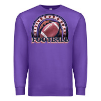 Purple football rainbow Premium Sweatshirt - JahusDesignShop