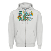 Dove Grey school nurse Zipper Hoodie - CowhideDigitalArt