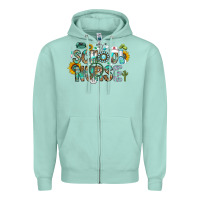 Seafoam school nurse Zipper Hoodie - CowhideDigitalArt