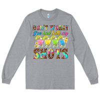 Heather Grey dont worry ive had both my shots Long Sleeve Tee - texasbilliewilder