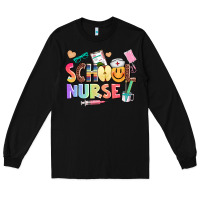 Black school nurse Long Sleeve Tee - AdoDesignShop