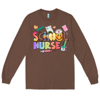 Chestnut school nurse Long Sleeve Tee - AdoDesignShop