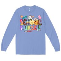 Colony Blue school nurse Long Sleeve Tee - AdoDesignShop