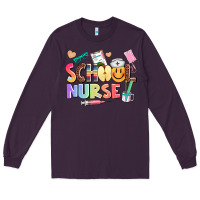 Plum school nurse Long Sleeve Tee - AdoDesignShop