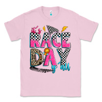 Bubblegum Pink it's race day y'all Classic Tee - Zillion Design Studio