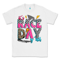 White it's race day y'all Classic Tee - Zillion Design Studio
