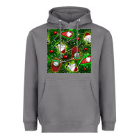 Storm christmas gnomes seamless pattern Heavyweight Hoodie - BundleAndBundleShop