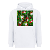 White christmas gnomes seamless pattern Heavyweight Hoodie - BundleAndBundleShop