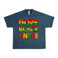 Midnight Navy dope black uncle with stars Urban Heavy Tee - texasbilliewilder