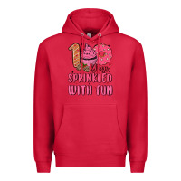 Cardinal 100 days sprinkled with fun Premium Hoodie - MaliasSmallBusiness