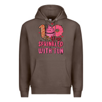 Coffee 100 days sprinkled with fun Premium Hoodie - MaliasSmallBusiness