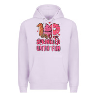 Lilac 100 days sprinkled with fun Premium Hoodie - MaliasSmallBusiness