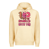 Pina Colada 100 days sprinkled with fun Premium Hoodie - MaliasSmallBusiness