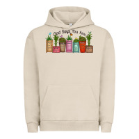 Pigment French Oak god says you are unique Urban Hoodie - MaliasSmallBusiness