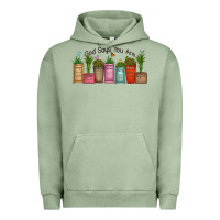 Pigment Oil Green god says you are unique Urban Hoodie - MaliasSmallBusiness