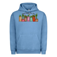 Pigment Pebble Blue god says you are unique Urban Hoodie - MaliasSmallBusiness