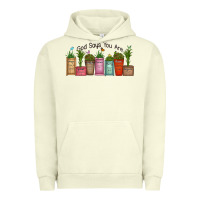 Pigment Pistachio god says you are unique Urban Hoodie - MaliasSmallBusiness