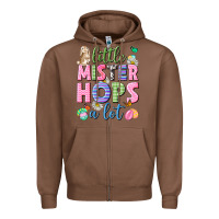 Chestnut Little mister hops a lot Easter Zipper Hoodie - Neo Western