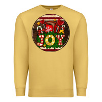 Antique Gold Christmas joy and hot chocolate Premium Sweatshirt - AdoDesignShop