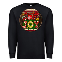 Black Christmas joy and hot chocolate Premium Sweatshirt - AdoDesignShop