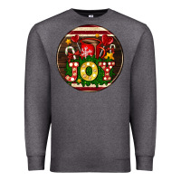 Charcoal Heather Christmas joy and hot chocolate Premium Sweatshirt - AdoDesignShop