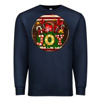 Navy Christmas joy and hot chocolate Premium Sweatshirt - AdoDesignShop