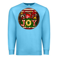 Ocean Blue Christmas joy and hot chocolate Premium Sweatshirt - AdoDesignShop