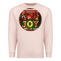 Pale Pink Christmas joy and hot chocolate Premium Sweatshirt - AdoDesignShop