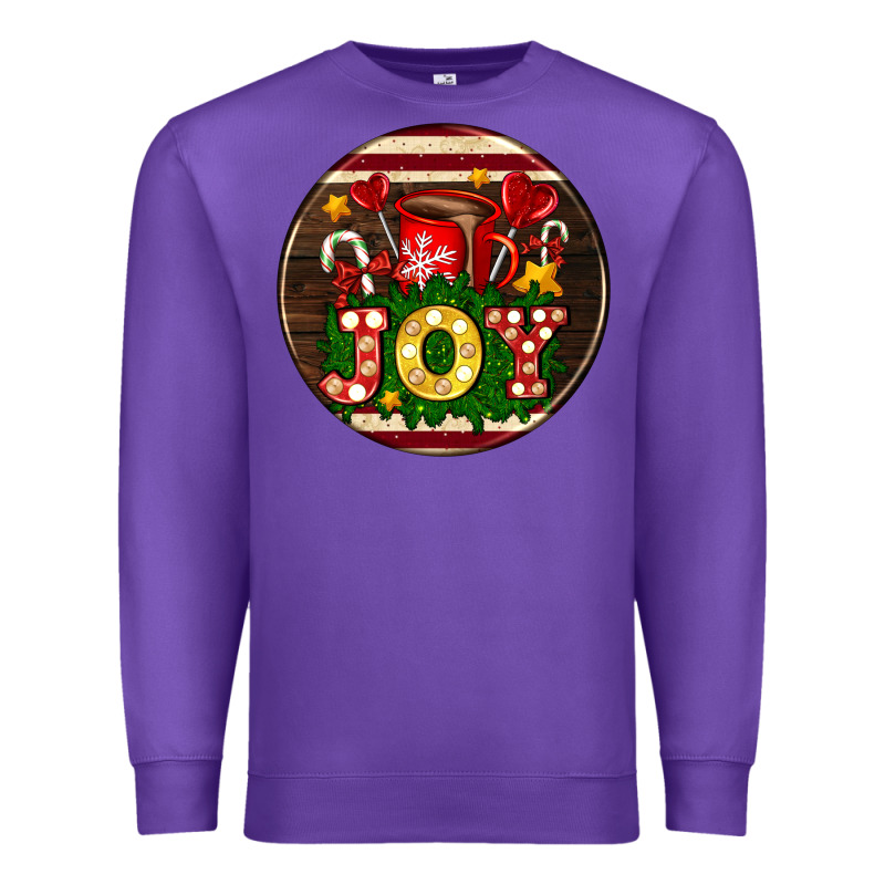 Christmas Joy And Hot Chocolate Premium Sweatshirt by AdoDesignShop | Teevron