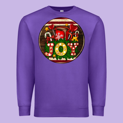 Christmas Joy And Hot Chocolate Premium Sweatshirt Designed By Adodesignshop