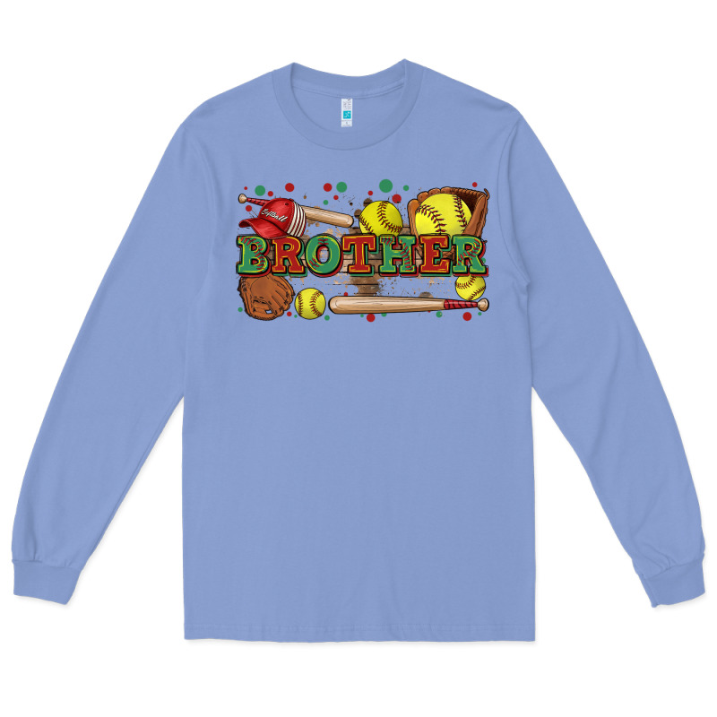 Brother Softball Long Sleeve Tee by Zillion Design Studio | Teevron
