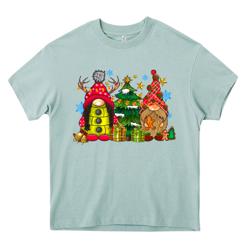 Gnome Christmas Heavy Core Tee by CowhideDigitalArt | Teevron